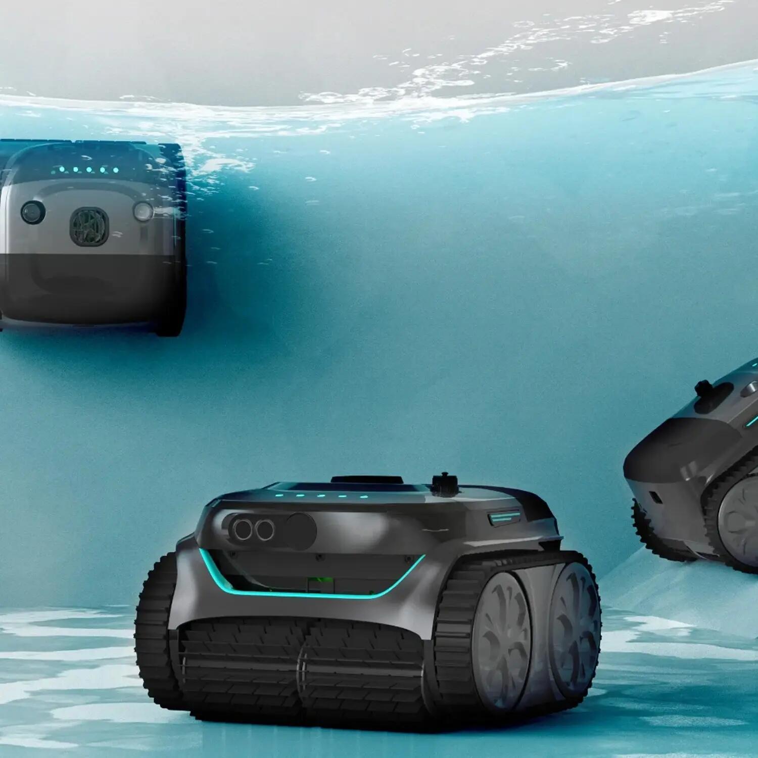 Robot piscine électrique sans fil 2h max d'autonomie 2/4