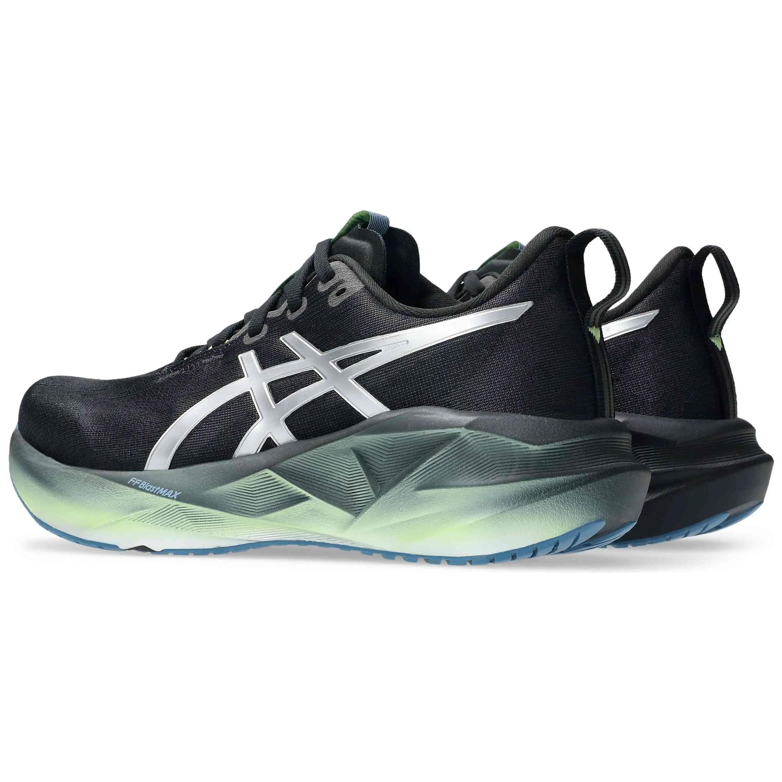 Laufschuhe Asics Modell Gel-Nimbus 25 "Black/White" für männer 3/5