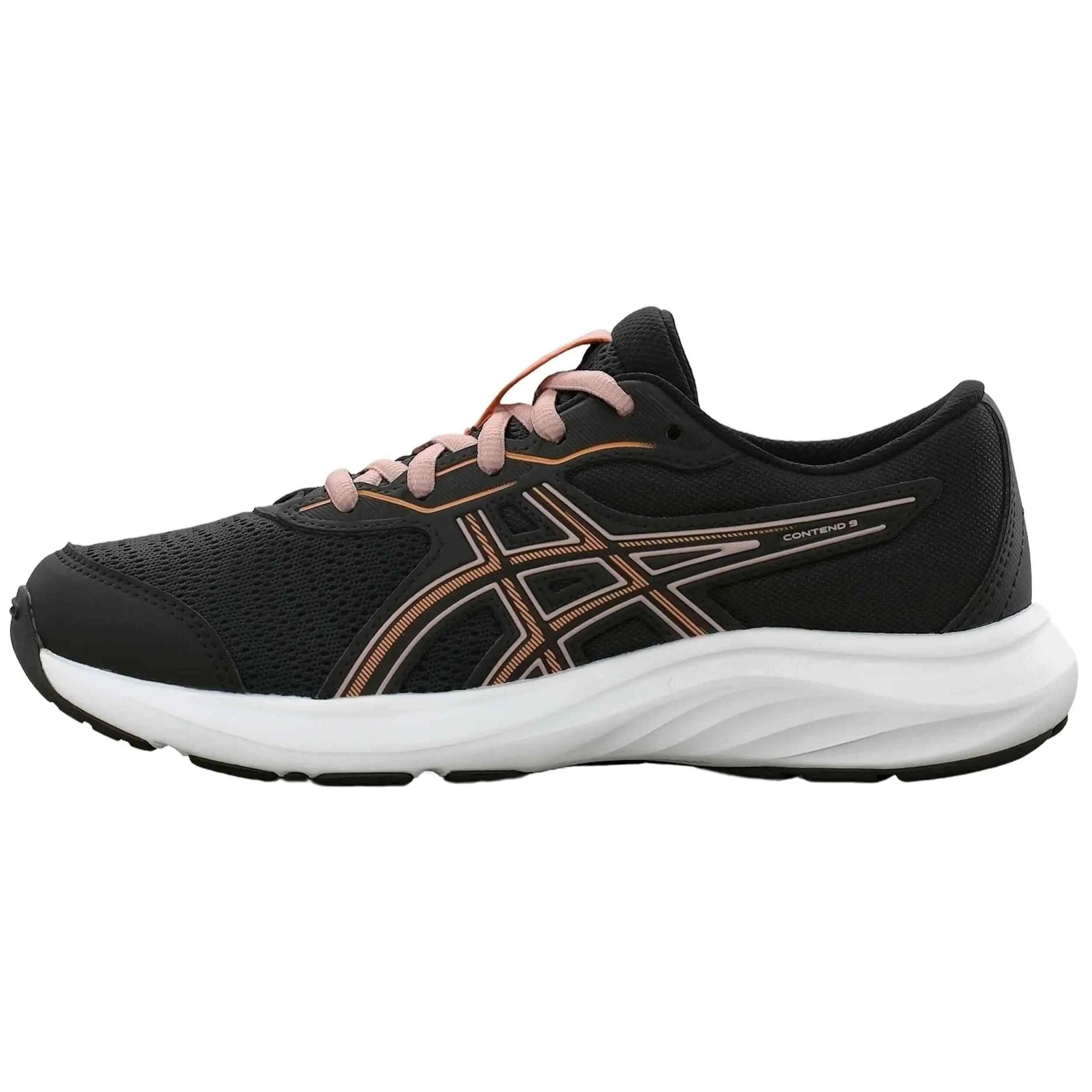 Scarpe da running Asics modello Contend 9 "Black/Peach" per unisex ragazzi 2/5