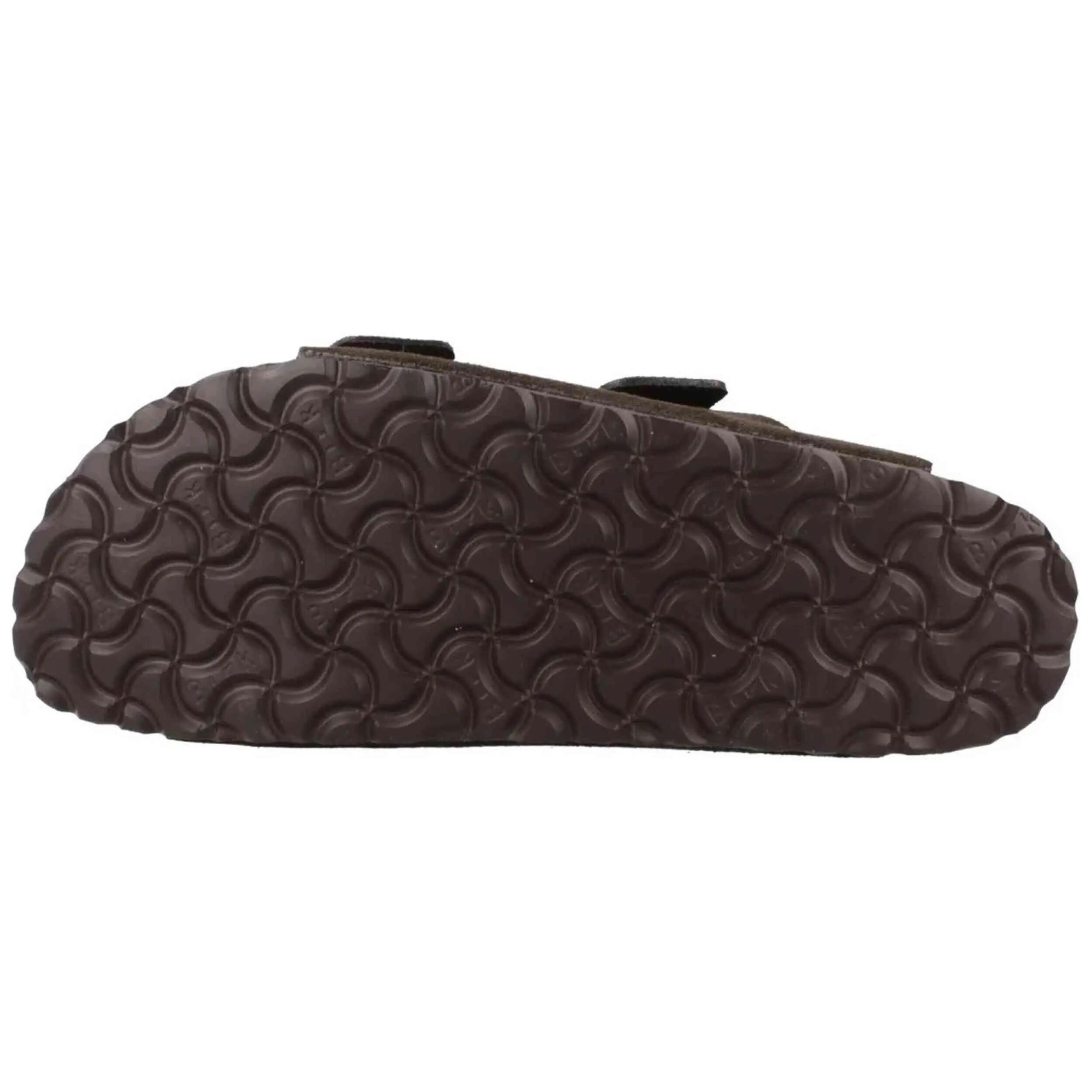 Sandales Birkenstock modèle Arizona Suede Leather "Mocha" pour unisexe 5/5