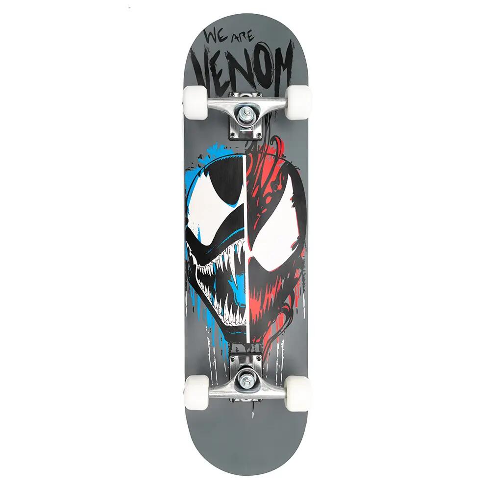 Skateboard en bois skate érable 9 plis trucks aluminium Venom 2 2/4