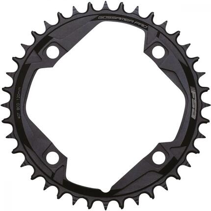 FSA Gossamer Kettenblatt 120 mm x 42 T Schwarz - MegaTooth Chainring für Renn...