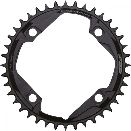 FSA Gossamer Kettenblatt 120 mm x 42 T Schwarz - MegaTooth Chainring für Renn...