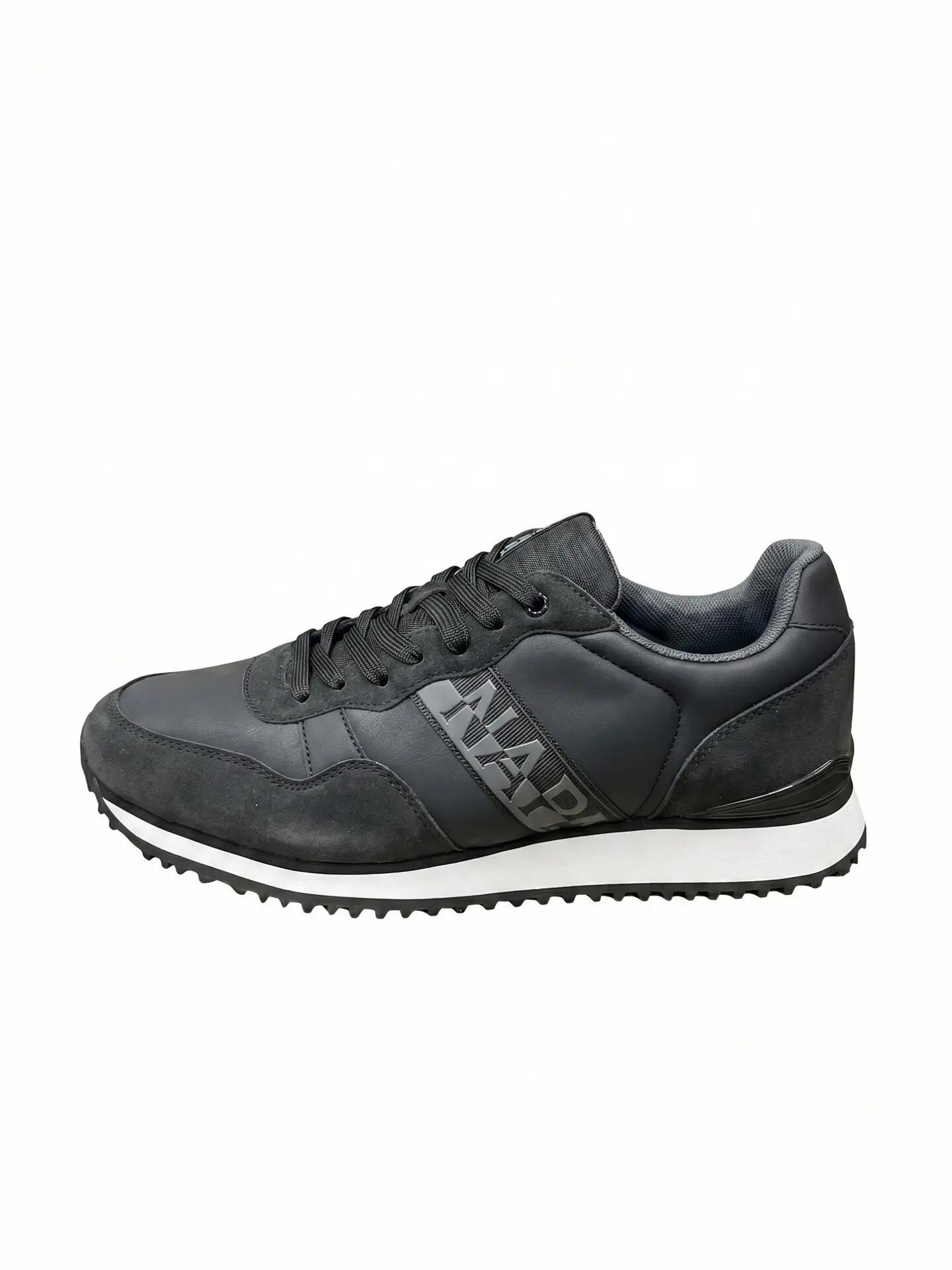 Adidași Napapijri bărbați negri cu șireturi - Casual platform