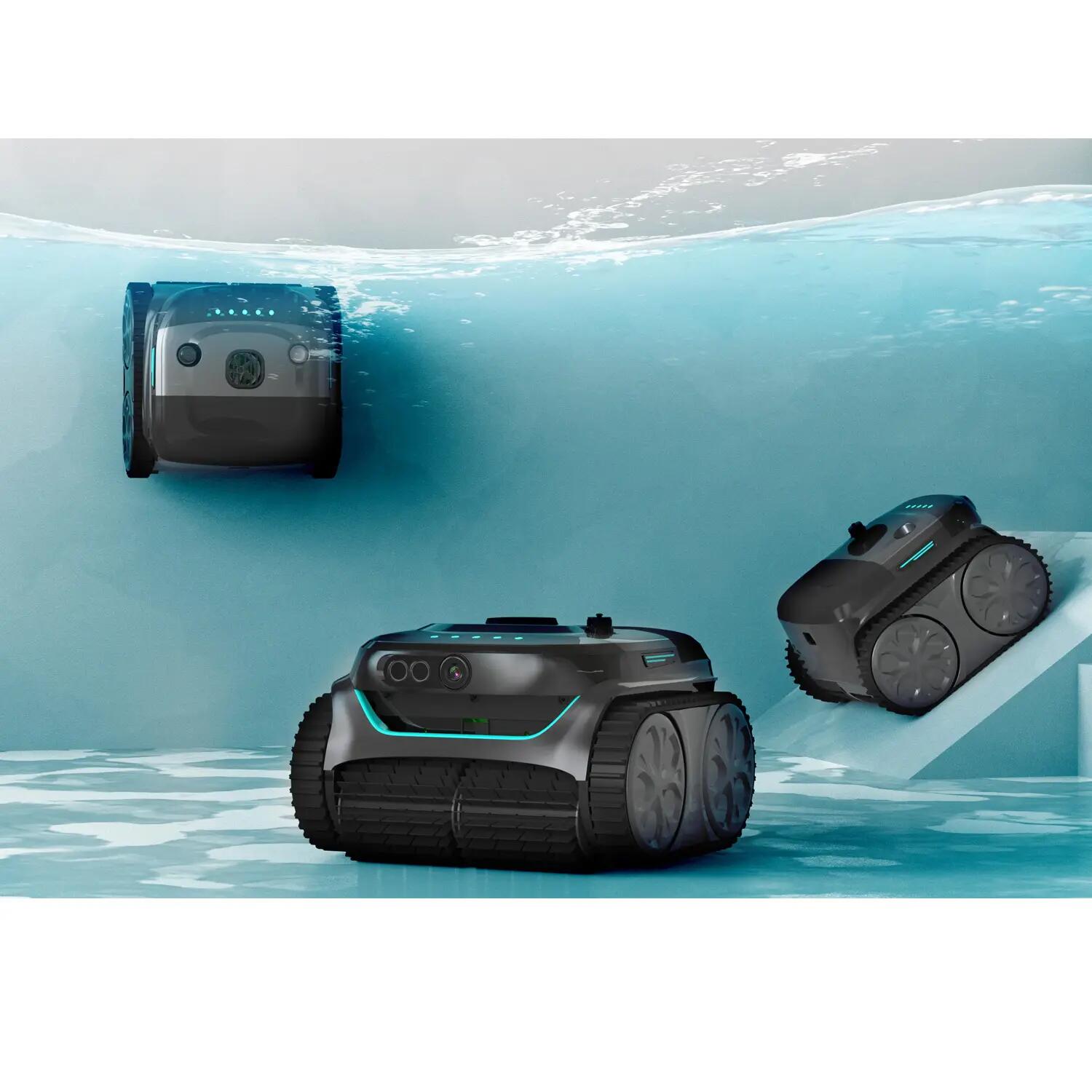 Robot piscine électrique sans fil 2h max d'autonomie 4/7