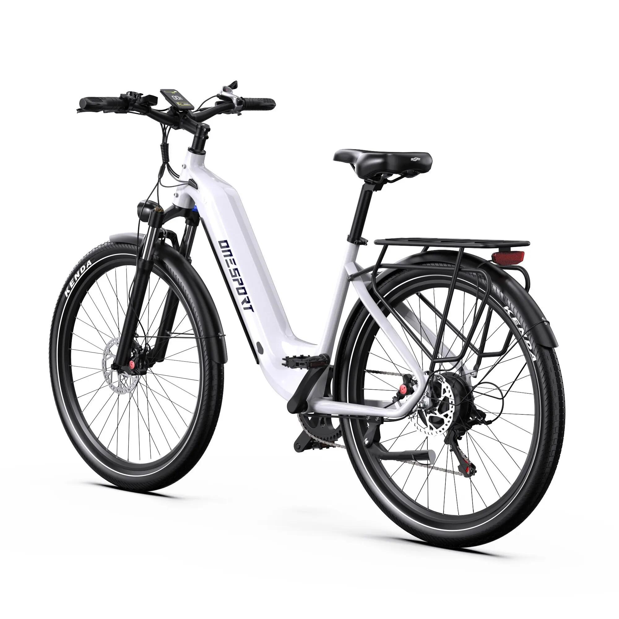 ONESPORT WT05 Bicicleta elétrica 250W, 36V 18,2Ah, 120km, Shimano 7v 3/11