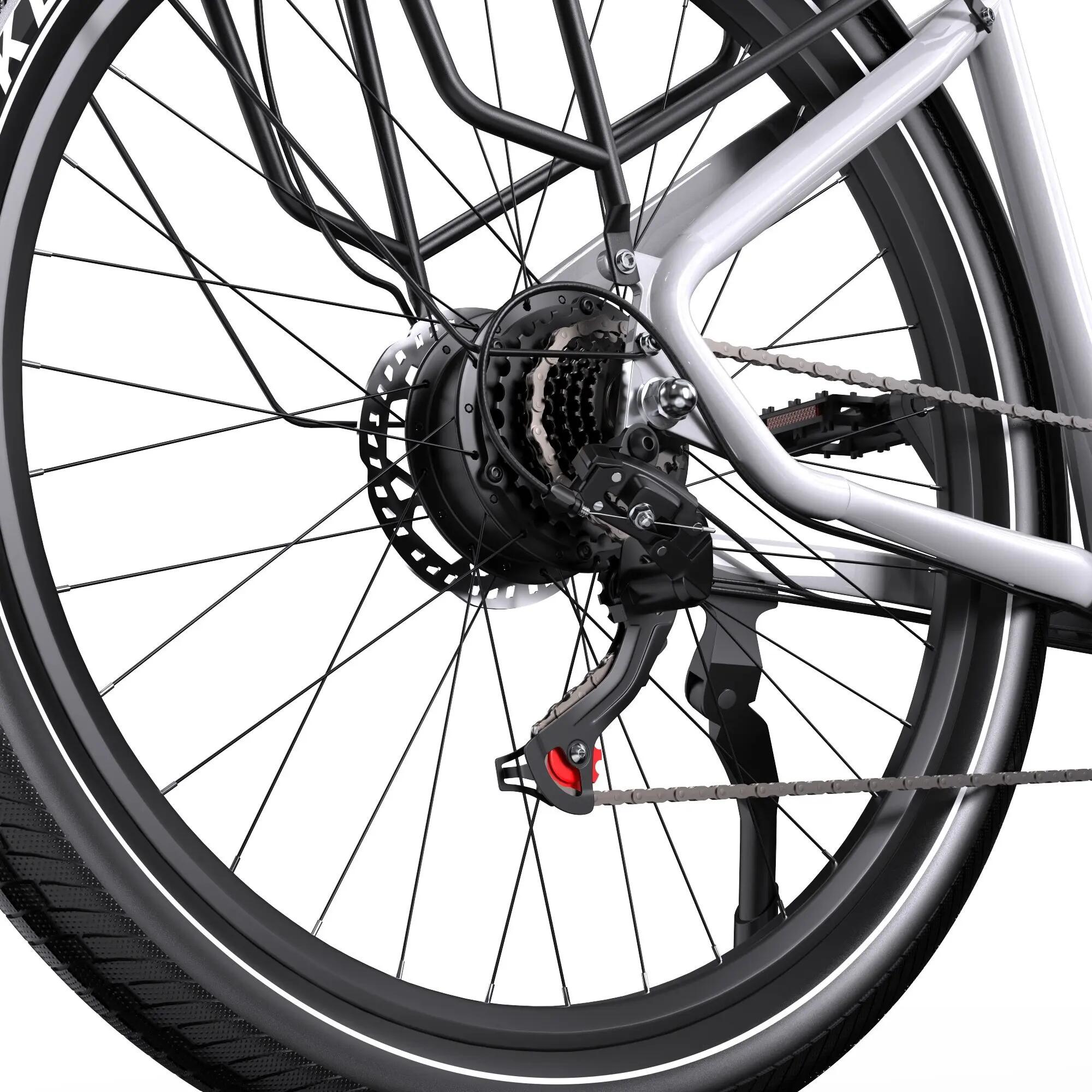 ONESPORT WT05 Bicicleta elétrica 250W, 36V 18,2Ah, 120km, Shimano 7v 10/11