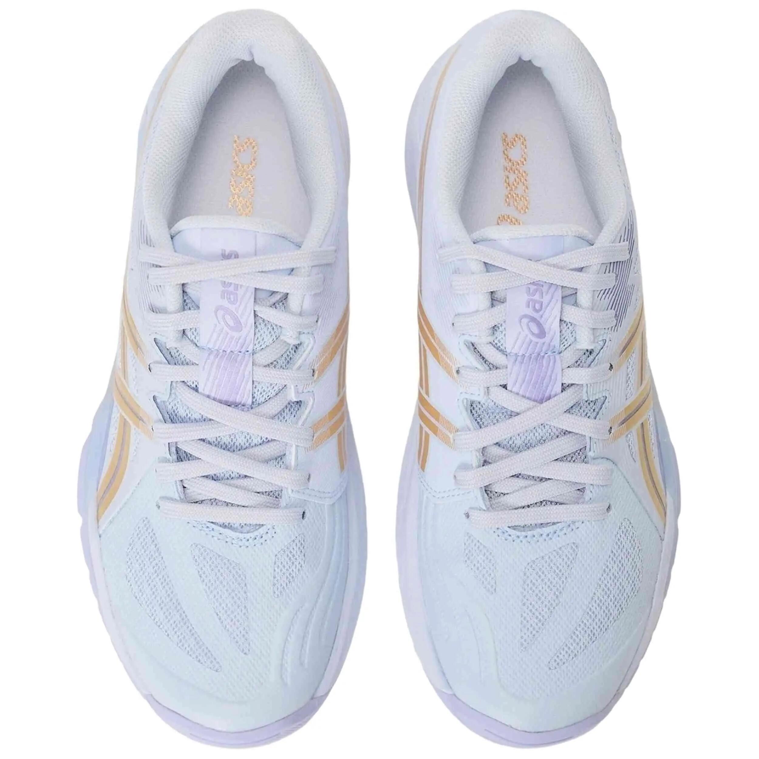 Handballschuhe Asics Modell Powerbreak FF "Blue Fade/Champagne" für frauen 4/5