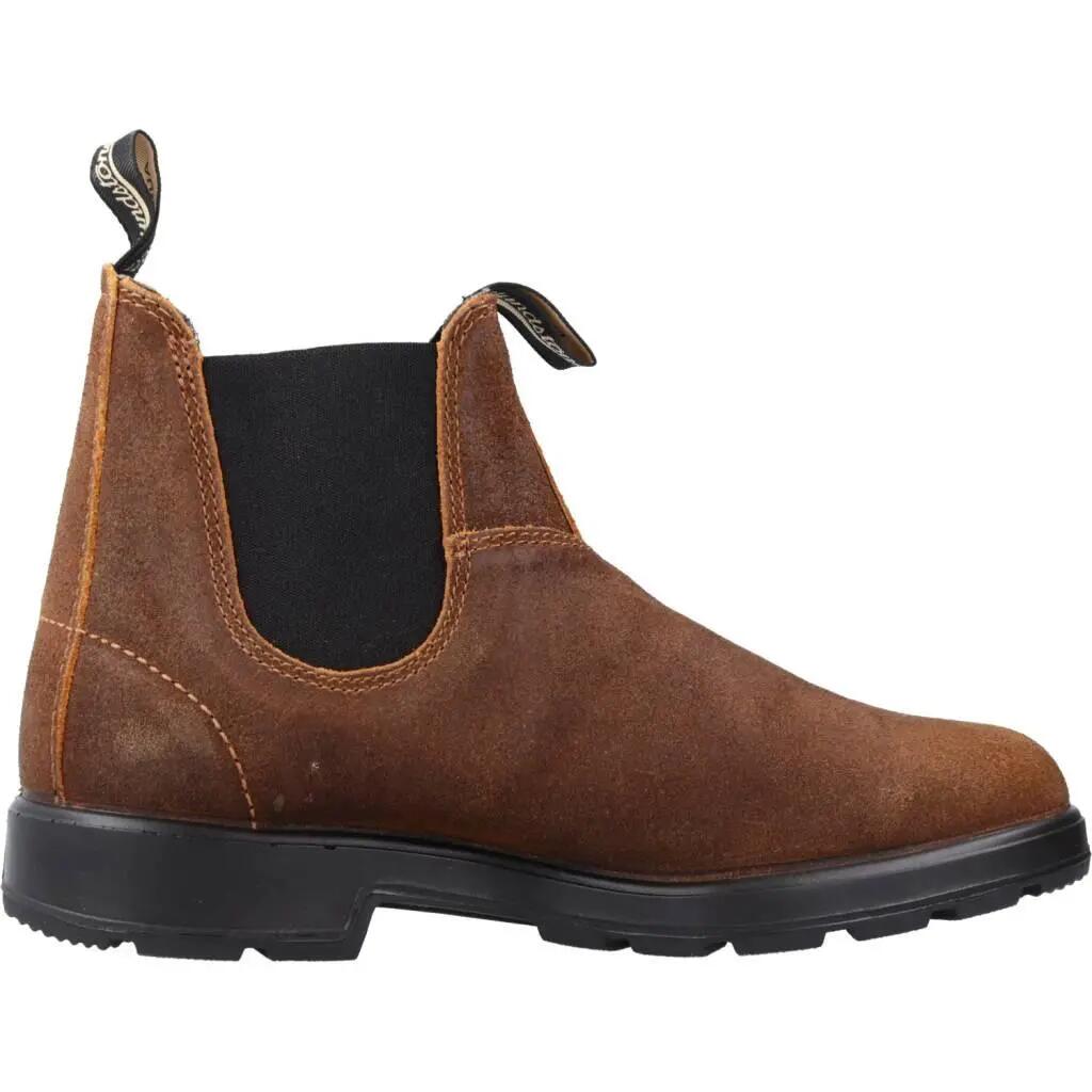 Buty BLUNDSTONE ELASTIC SIDED SUEDE BOOT Brązowy 4/5