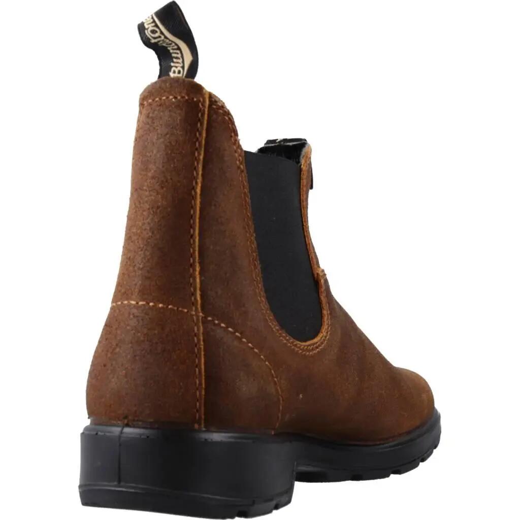 Buty BLUNDSTONE ELASTIC SIDED SUEDE BOOT Brązowy 3/5