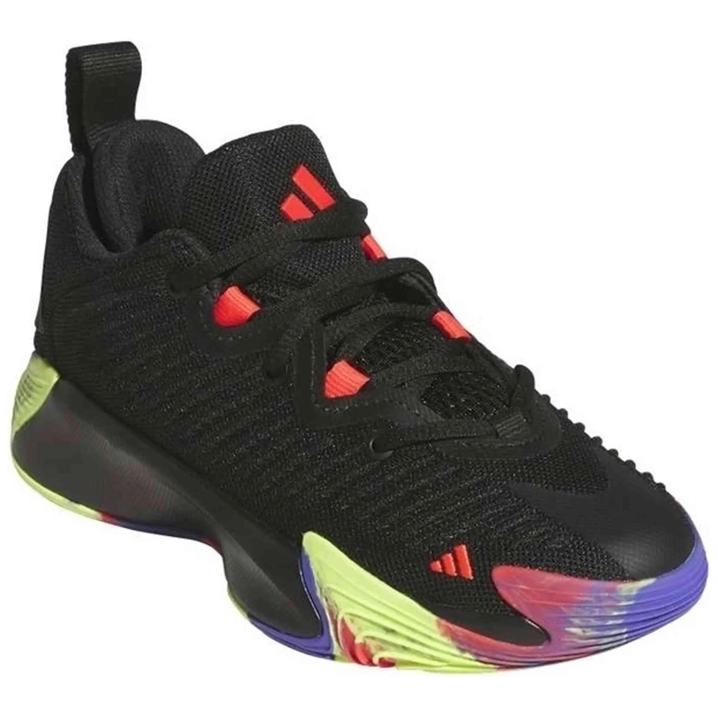 Chaussures de basket-ball Adidas modèle Initiation Junior "Core Bla pour unisexe 5/5