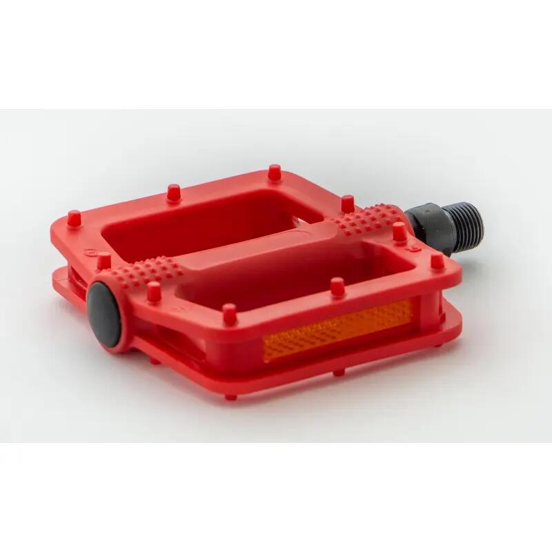 Set pedale FPD, marime 9/16″, ax Boron / Cr-Mo, culoare rosie