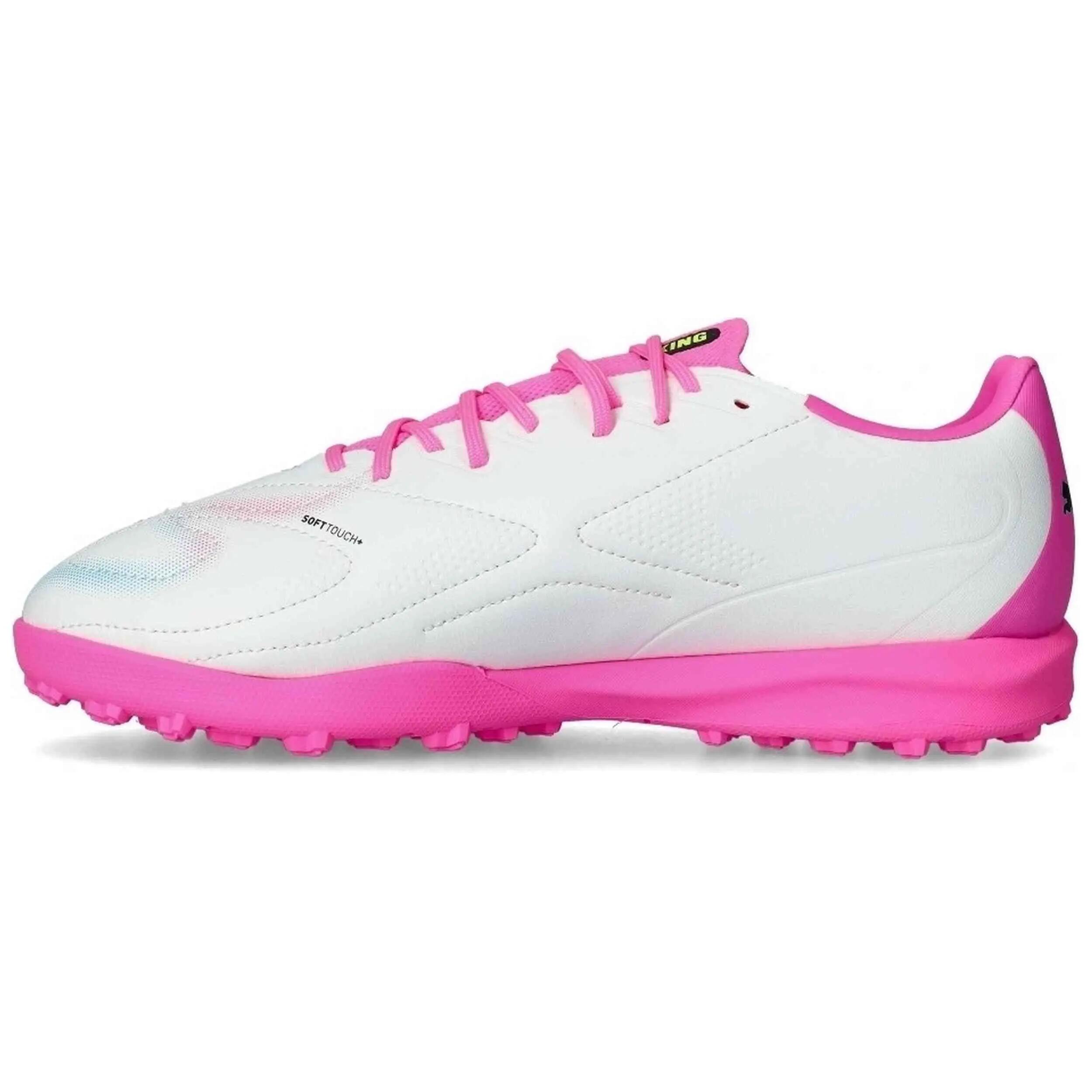 Scarpe da calcio Puma modello Ultra 1.4 "PUMA White-Poiso" per unisex ragazzi 3/5