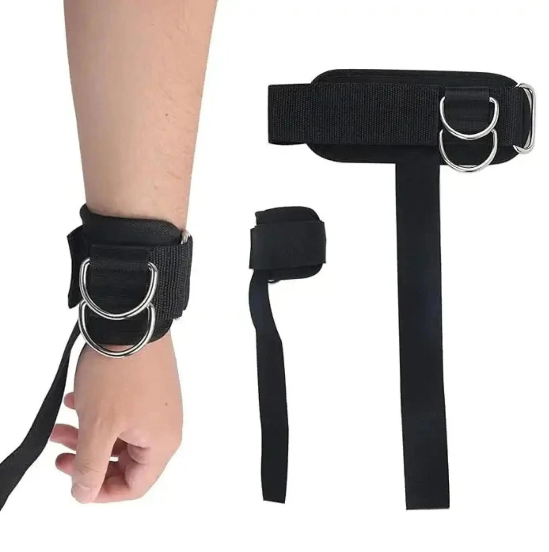 Sangles de poignet musculation D-Ring pour machine à câble - lot de 2 5/6