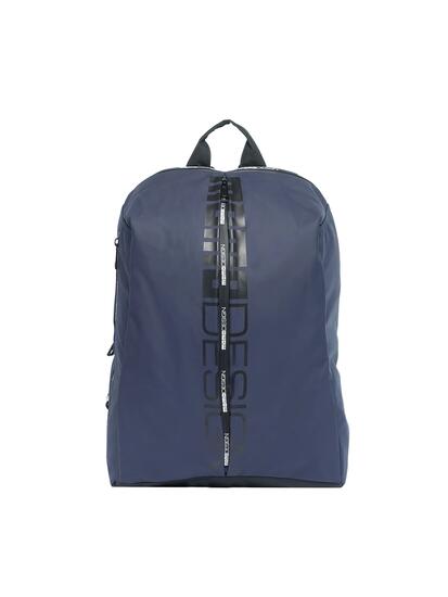 Sac à dos Momo Design homme nylon simili cuir noir bleu fermeture zip