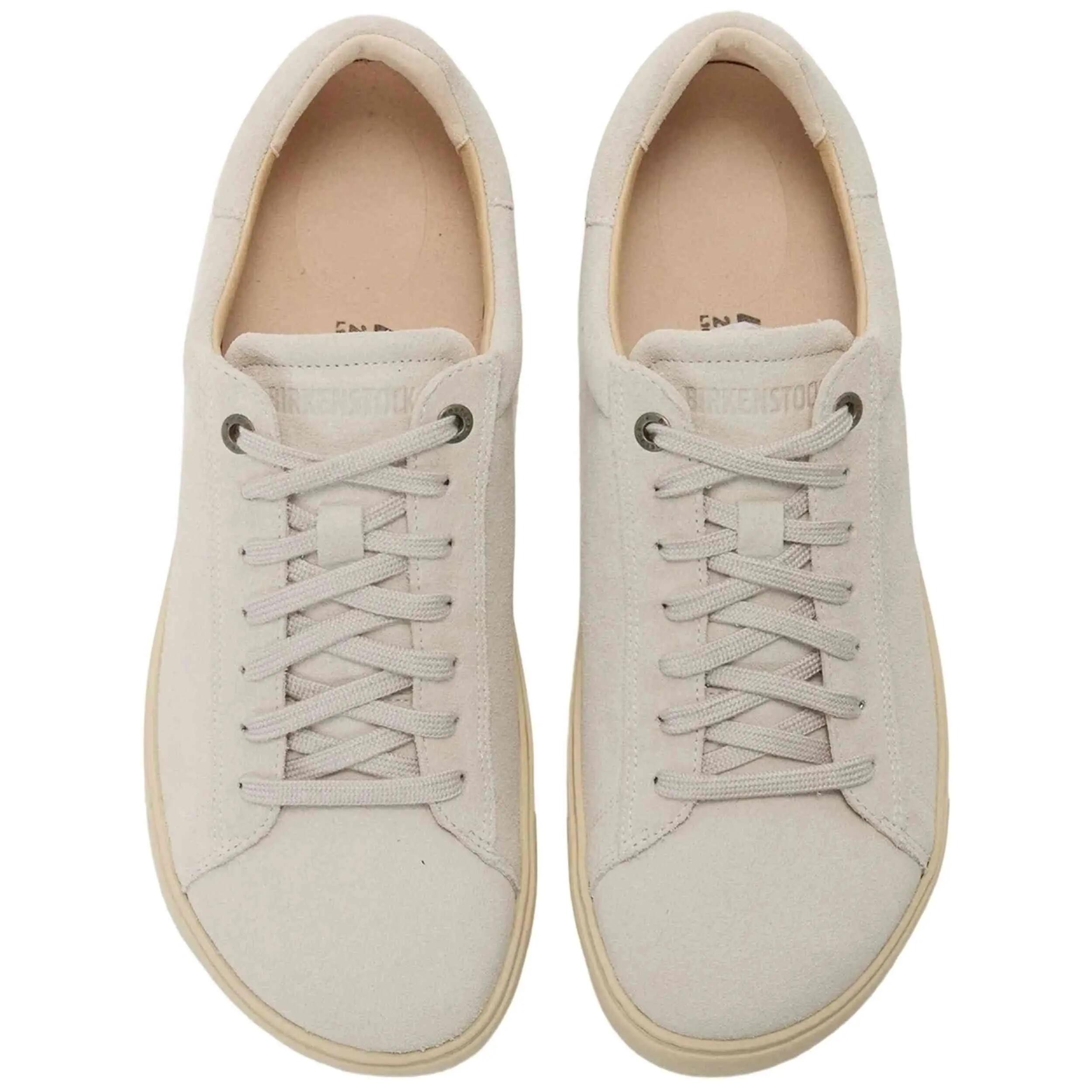 Sneaker in suèdeleer - Bend Low N - antiekwit 4/5