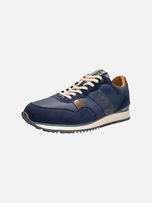 Napapijri heren platform sneakers blauw - veters en colour blocking design