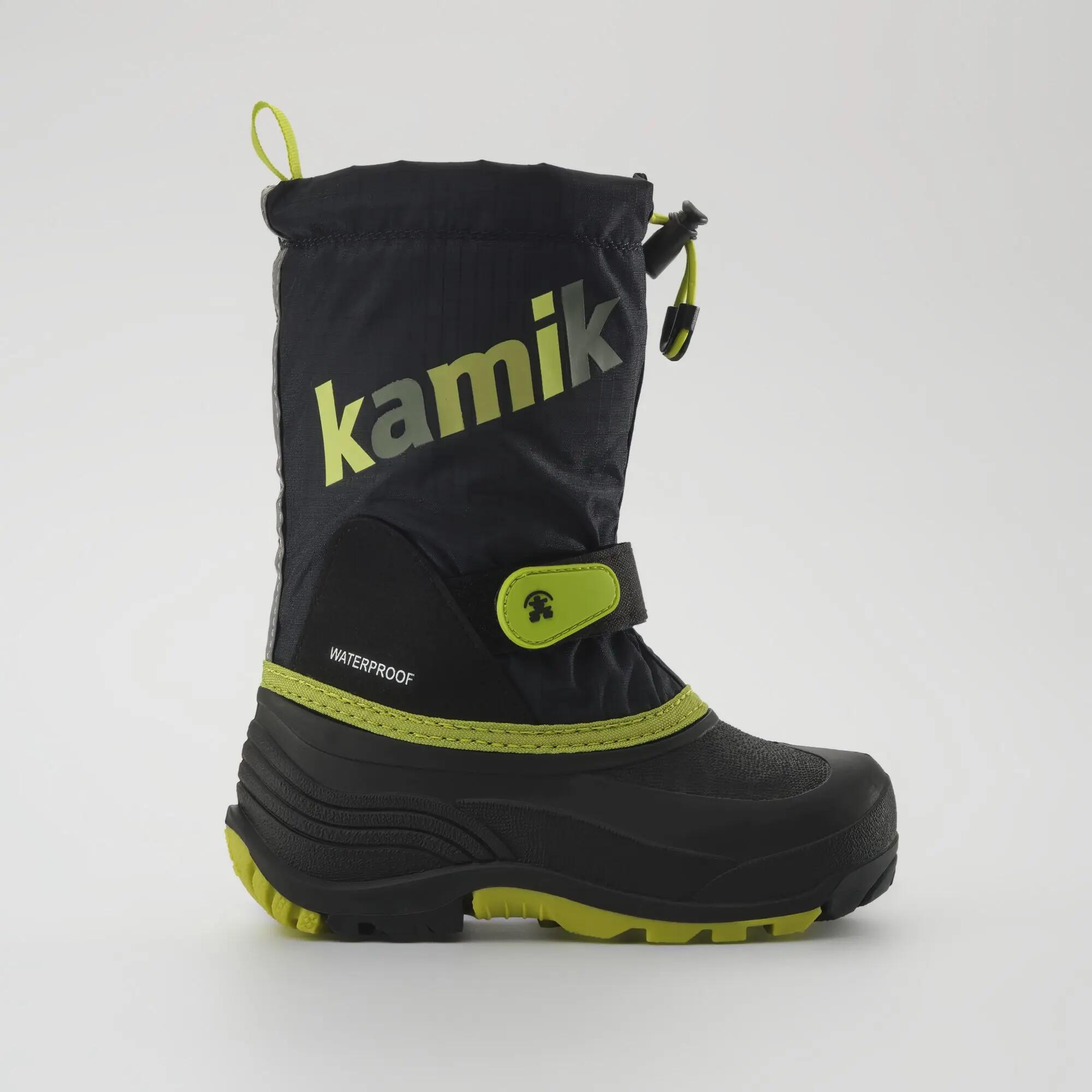 Kinderen WATERBUG5 Winterlaarzen Zwart/groen 4/7