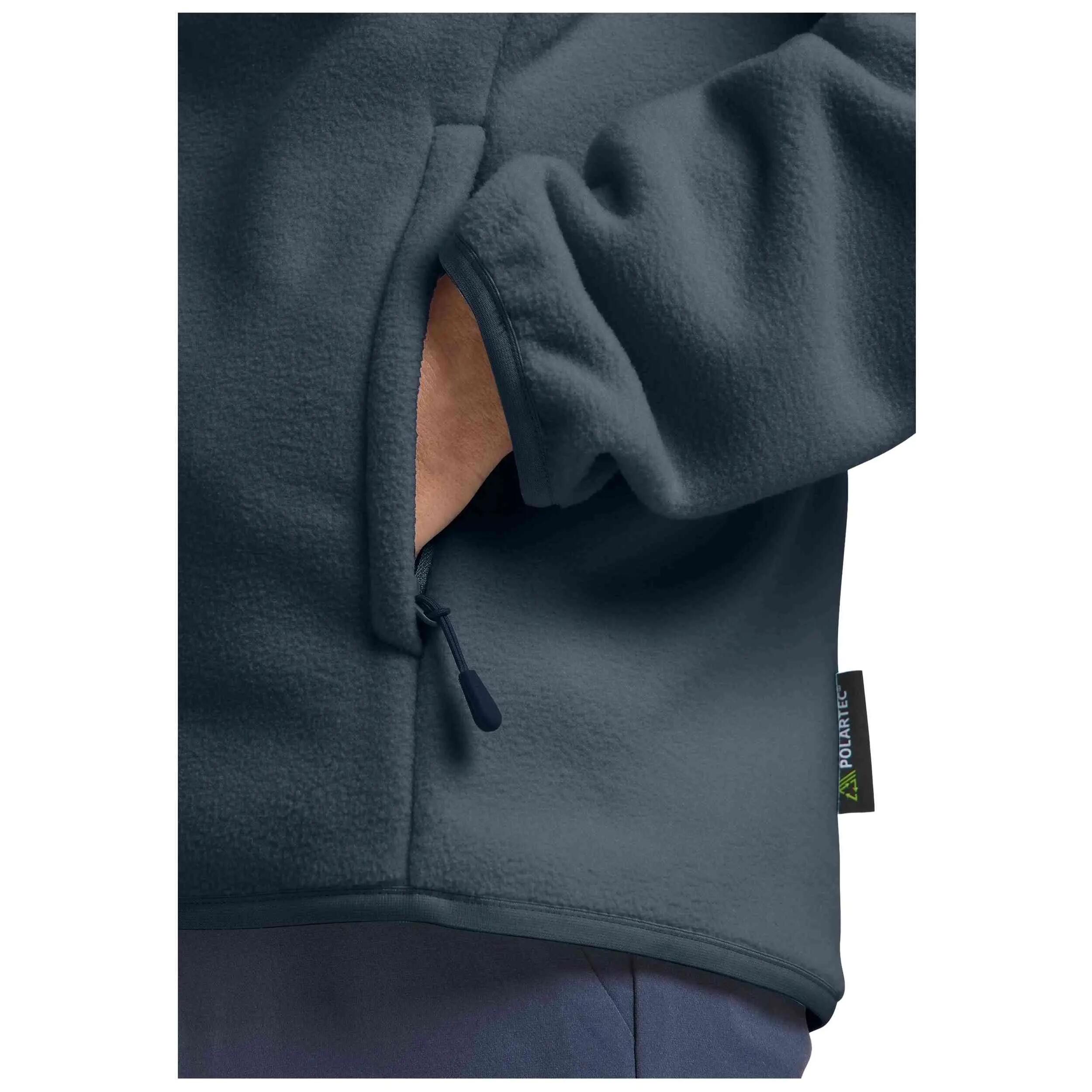 Polo manga comprida Jack Wolfskin modelo Moonrise FZ W para mulheres 4/5