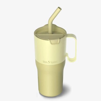 Isolierbecher mit Deckel und Strohhalm Klean Kanteen Flip