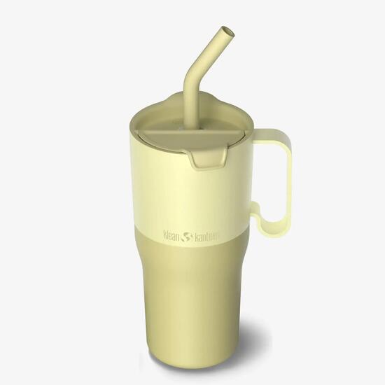 Isolierbecher mit Deckel und Strohhalm Klean Kanteen Flip