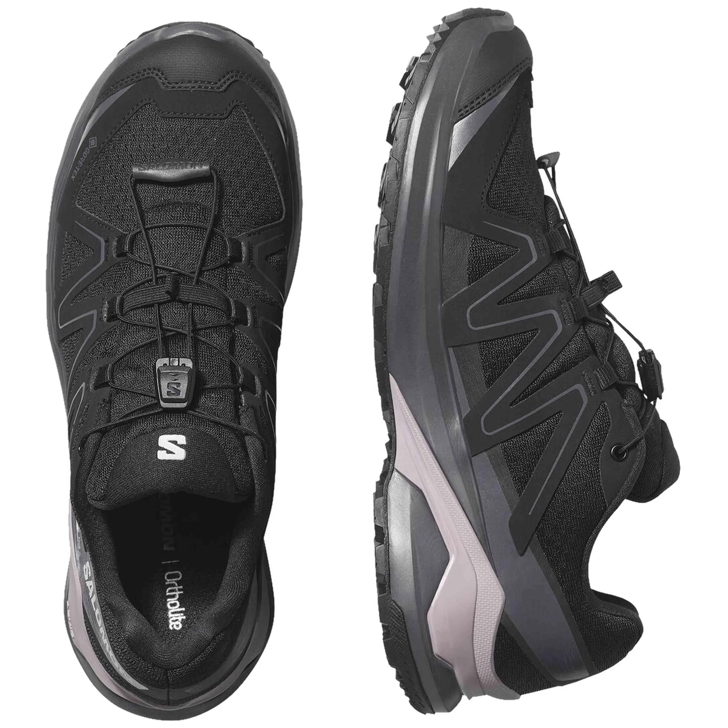Zapatillas de trekking Salomon modelo Examotion GORE-TEX "Black / Nir para mujer 5/5
