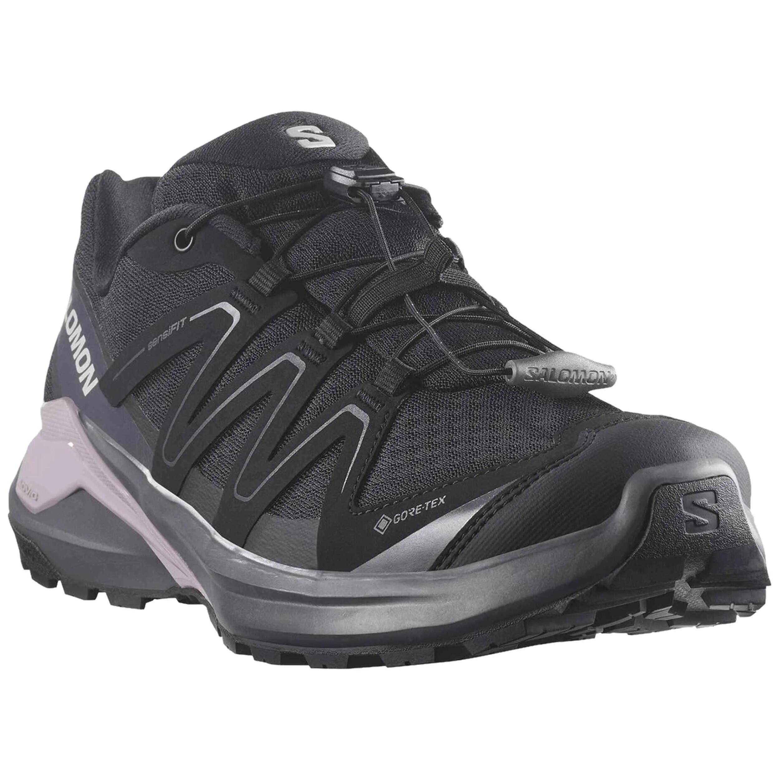 Zapatillas de trekking Salomon modelo Examotion GORE-TEX "Black / Nir para mujer 3/5