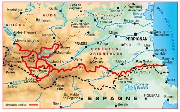 GR10 PYRÉNÉES ORIENTALES ET TOURS DU CAPCIR - CARLIT - CERDAGNE 1092 3/3
