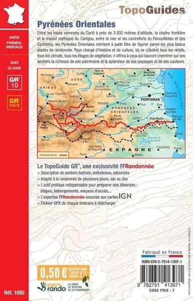 GR10 PYRÉNÉES ORIENTALES ET TOURS DU CAPCIR - CARLIT - CERDAGNE 1092 2/3