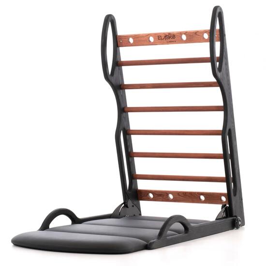 Stretchstation - Fitness - NOHRD Elasko-Bar - Eikenhout en echt leer