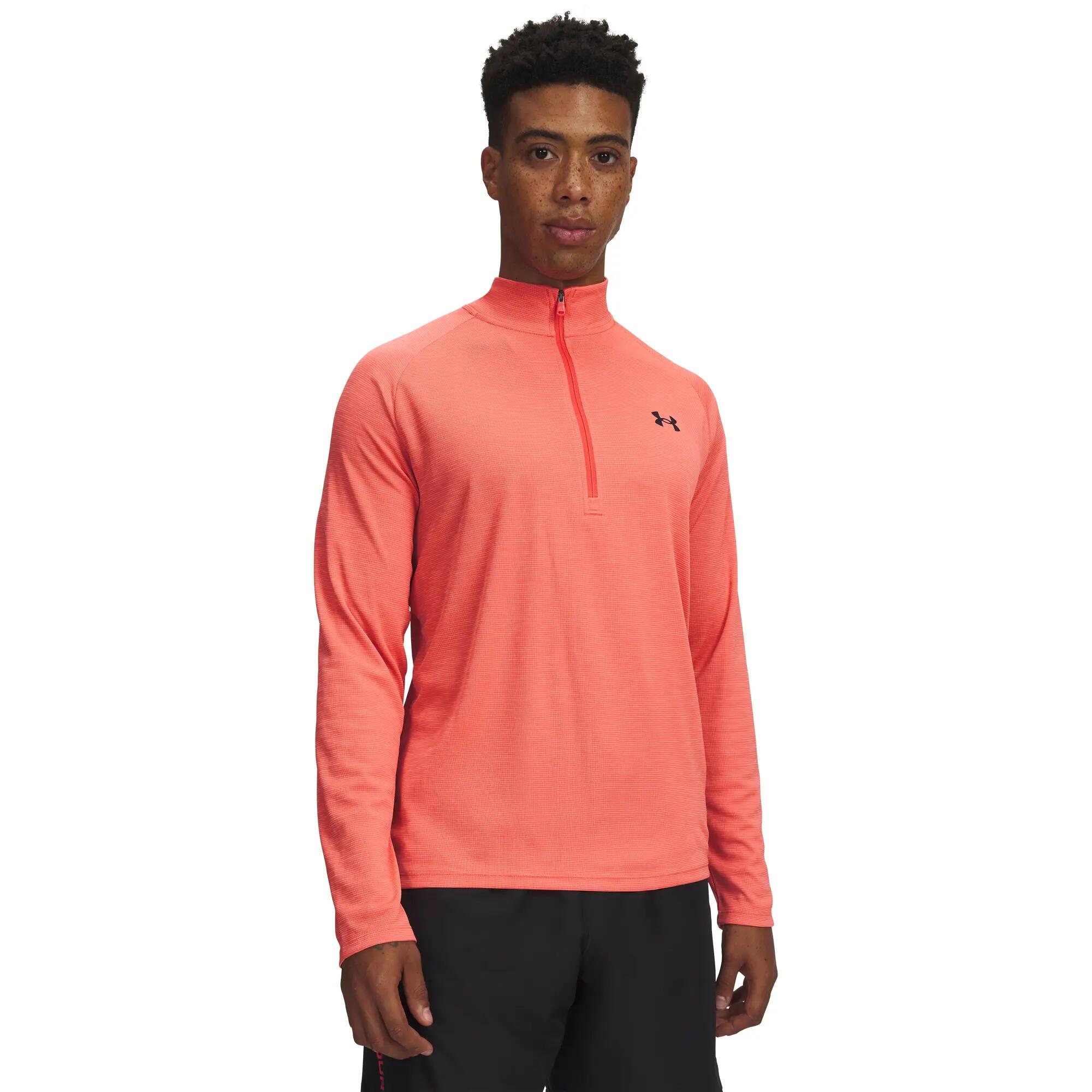 Heren Under Armour UA Tech Textured 1/2 Zip T-shirt 1/5