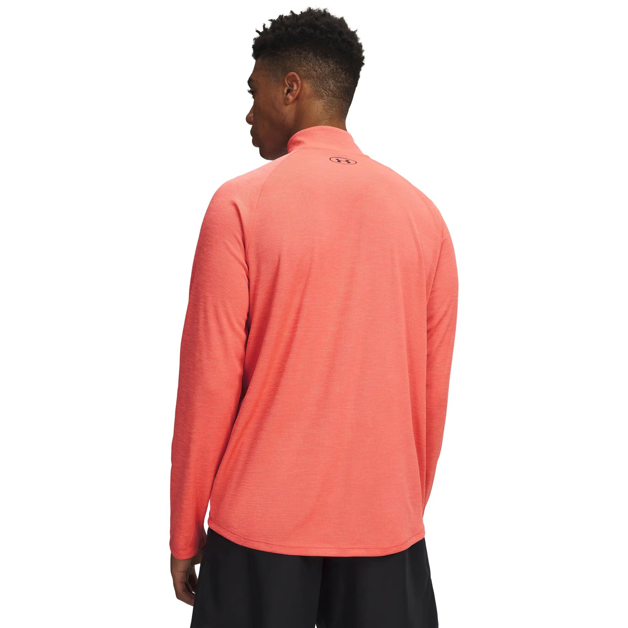 Heren Under Armour UA Tech Textured 1/2 Zip T-shirt 4/5