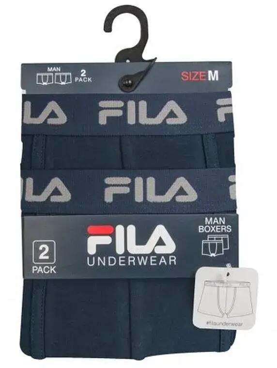 Herenboxer Fila 1-pack Marineblauw 2/2