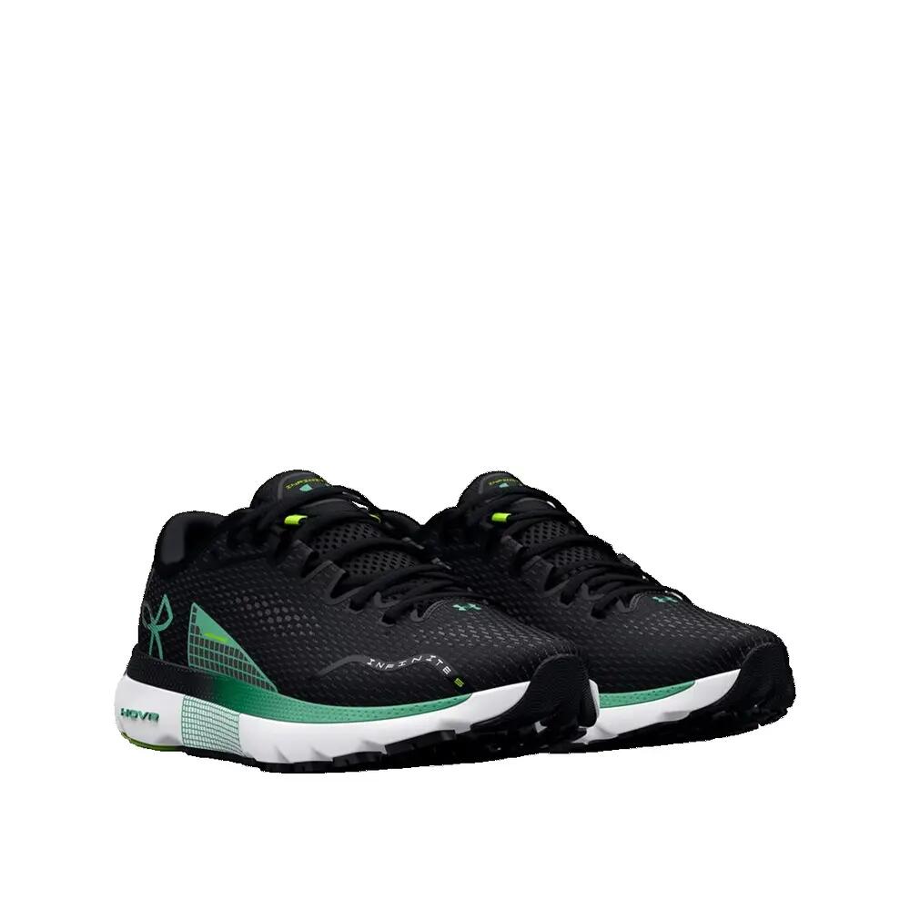 Zapatillas de running Under Armour HOVR Infinite 5 Negro/Verde 3/3