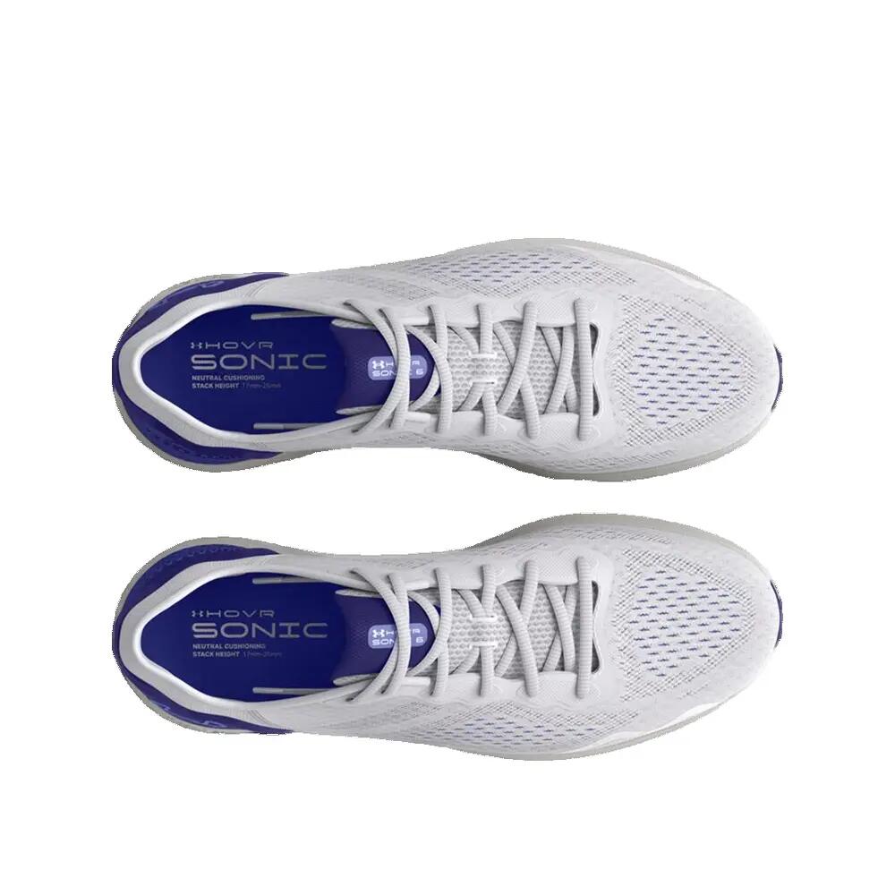 Zapatos de running Under Armour HOVR Sonic 6 Blanc/Baja Blue/Sonar Blue 2/3