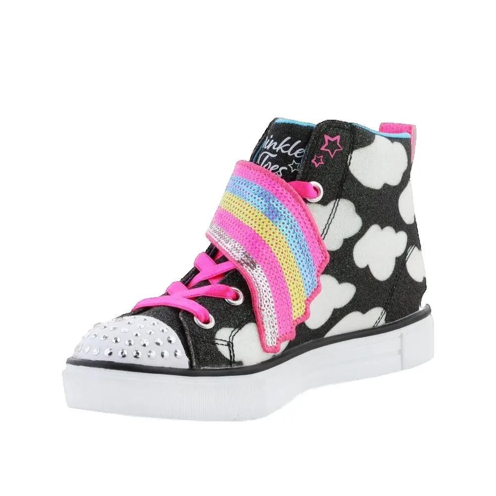 Scarpe Skechers Twinkle Toes Shooting Star Nero/Multi 3/3