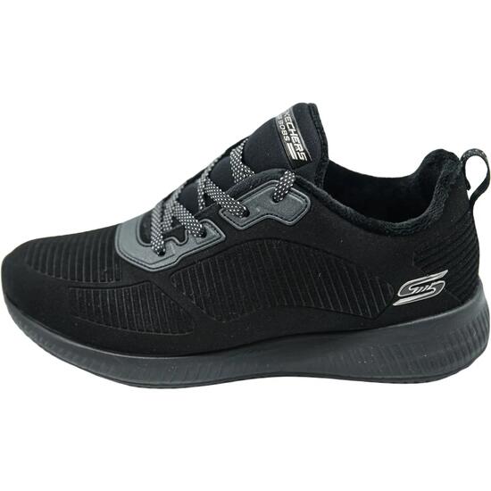 Baskets Skechers Bobs Squad, Noir, Femmes