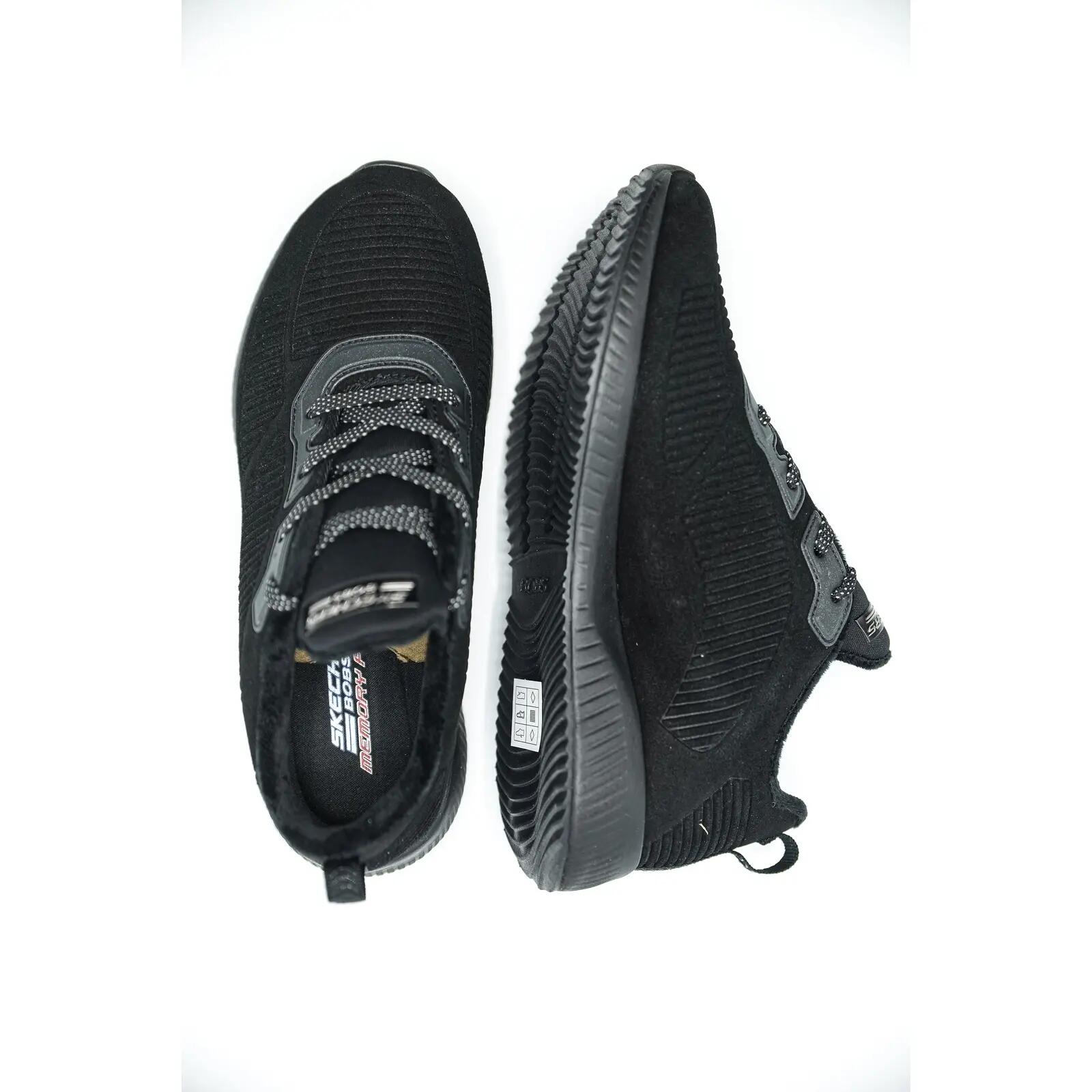 Women's Skechers Bobs Squad Black sneakers 2/5