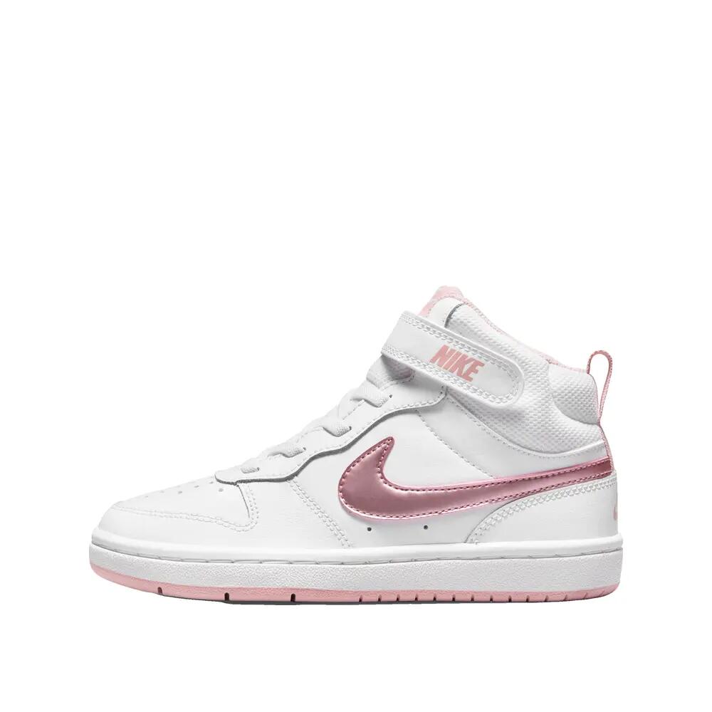 Zapatos Nike Court Borough Mid 2 Blanc/Rosa 4/7