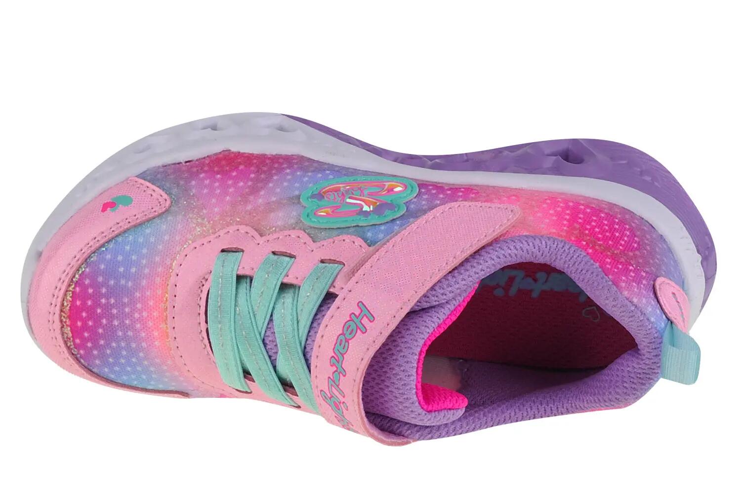 Scarpe Skechers Flutter Heart Lights Rosa 3/4