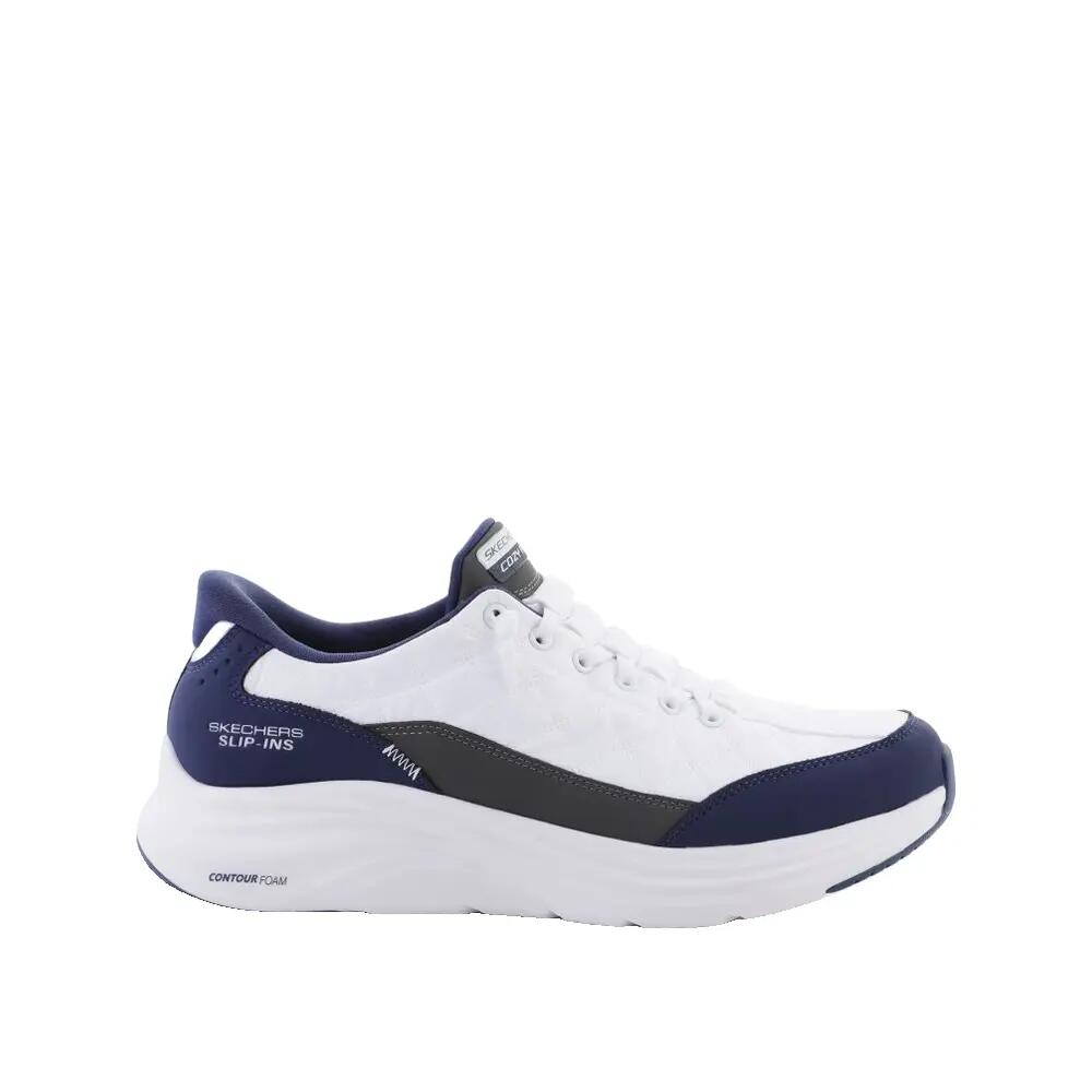 Chaussures Skechers Contour Foam Cozy Fit Blanc/Navy 6/7