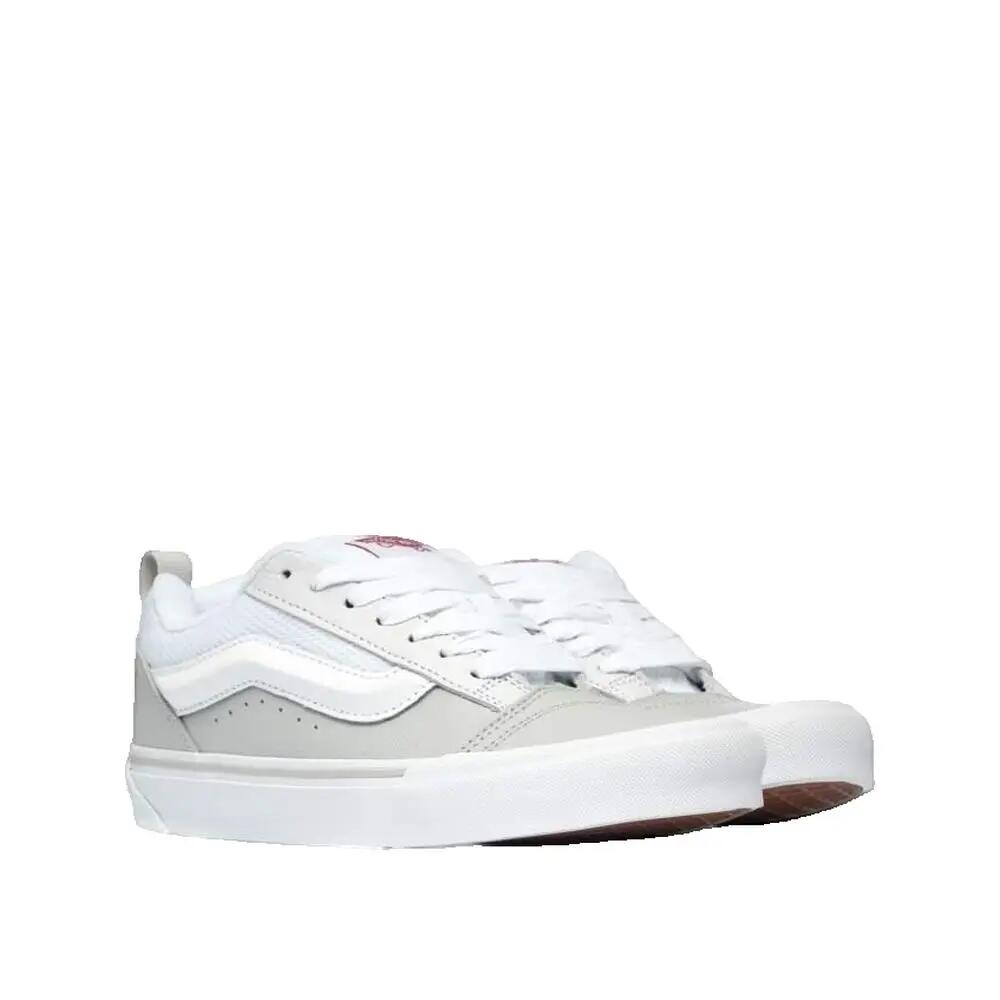 Schuhe Vans Knu Skool Leder Weiß/Rot 2/3