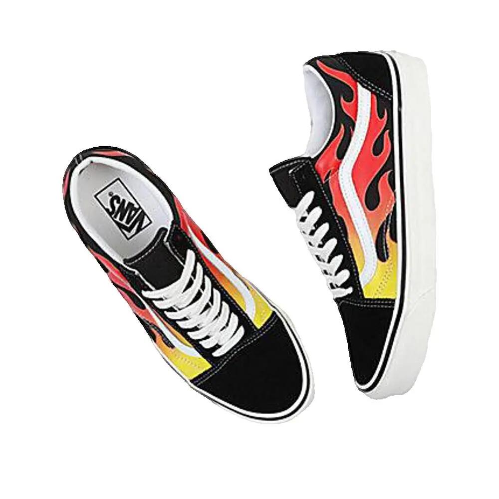 Vans Old Skool 36 DX Flamme Schwarz/Weiß 2/3
