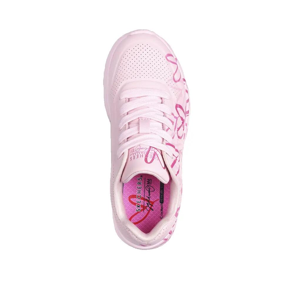 Scarpe Skechers Uno Lite Spread Rosa 2/4
