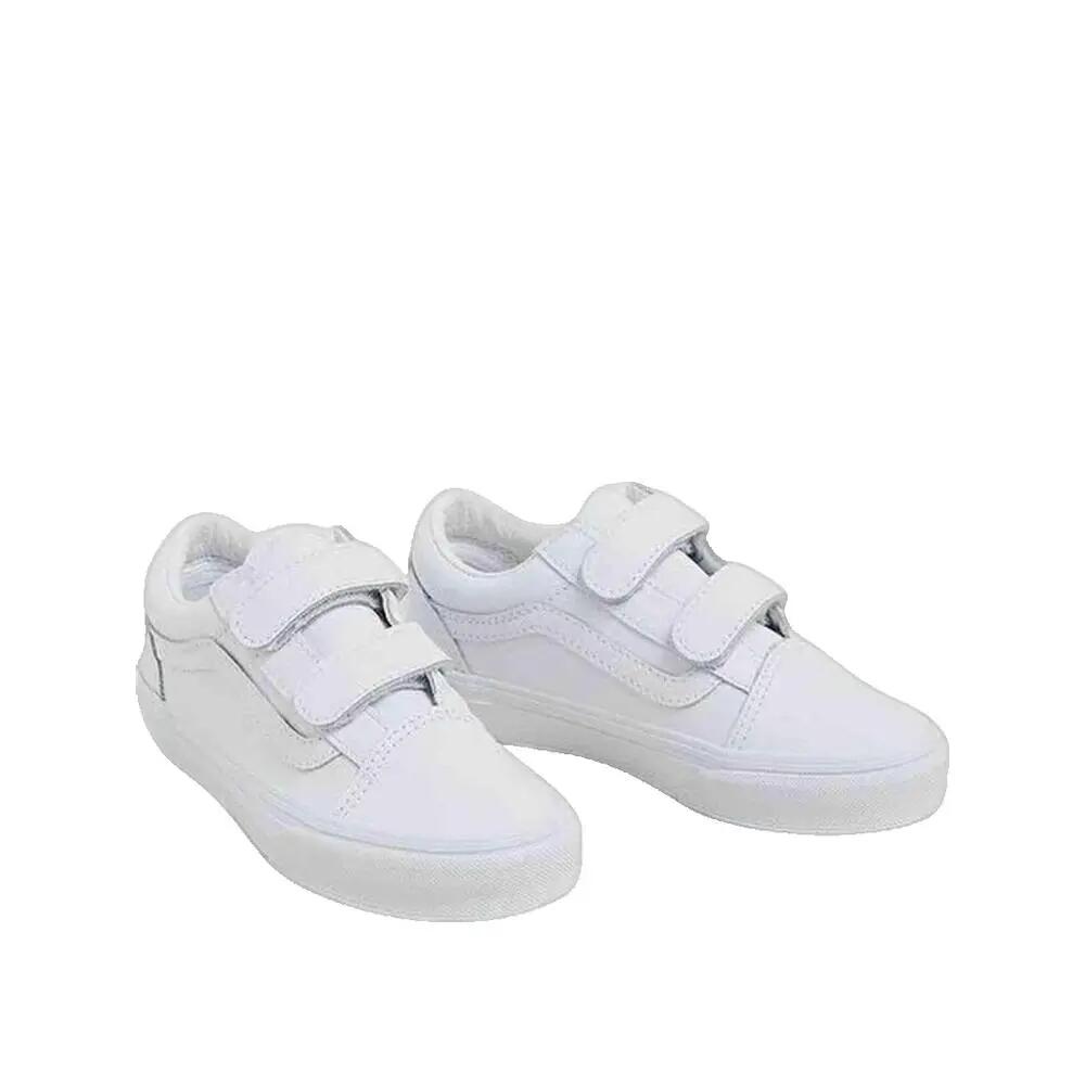 Zapatillas Vans Old Skool V Classic Tumble Blanca 3/4