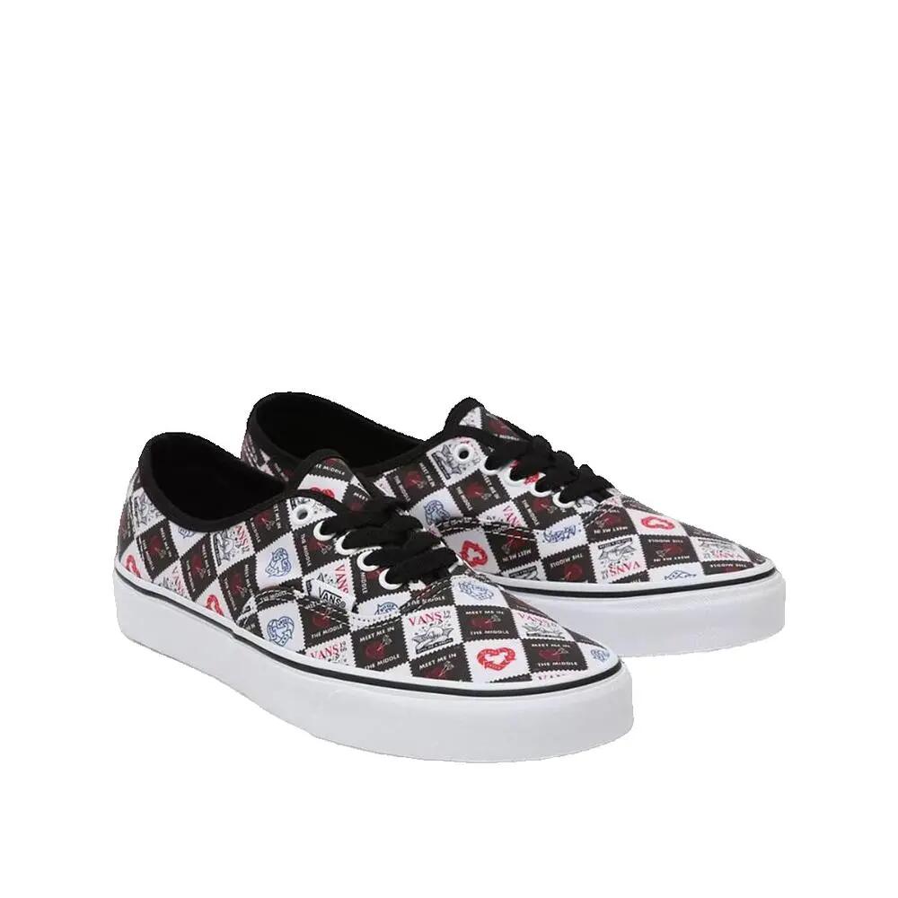 Chaussures Vans Love Letters Authentic Noir 2/3