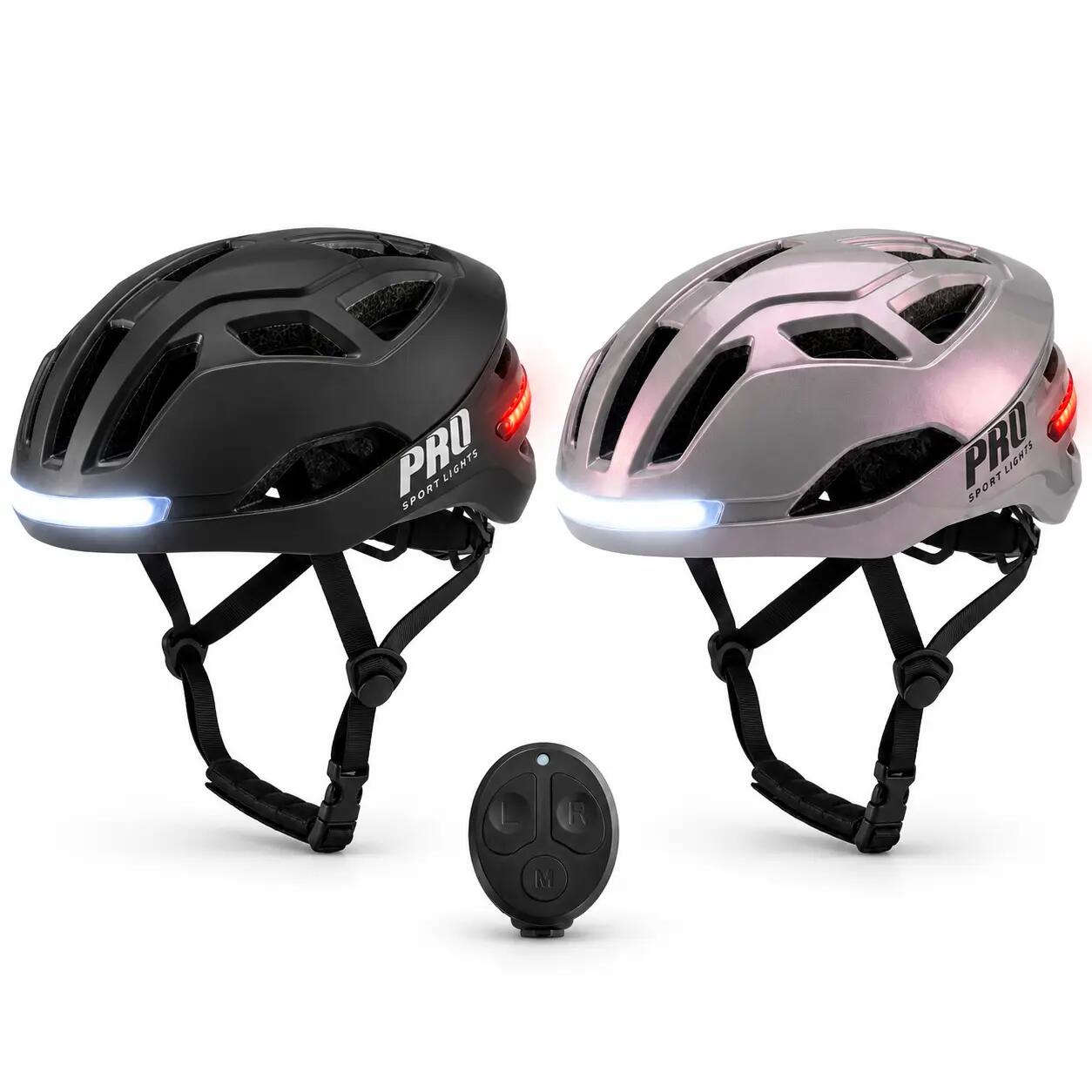 Fahrradhelm Signal Blinkern Smart-Helm mit LED-Beleuchtung Schwarz 9/9