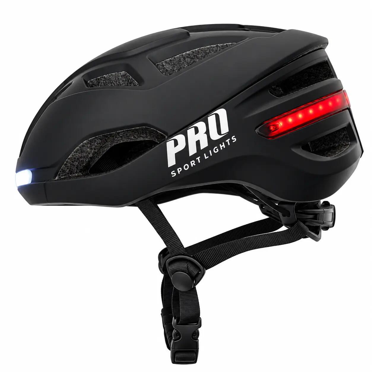 Fahrradhelm Signal Blinkern Smart-Helm mit LED-Beleuchtung Schwarz 4/9