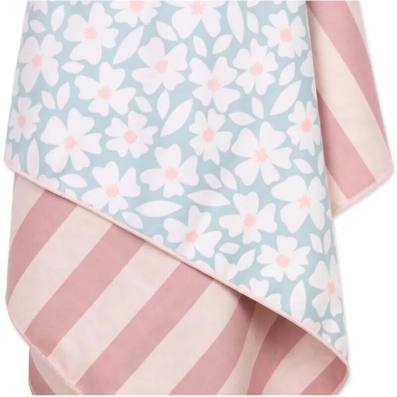 Toalla de playa verde estampado floral 180 x 90 cm 3/6