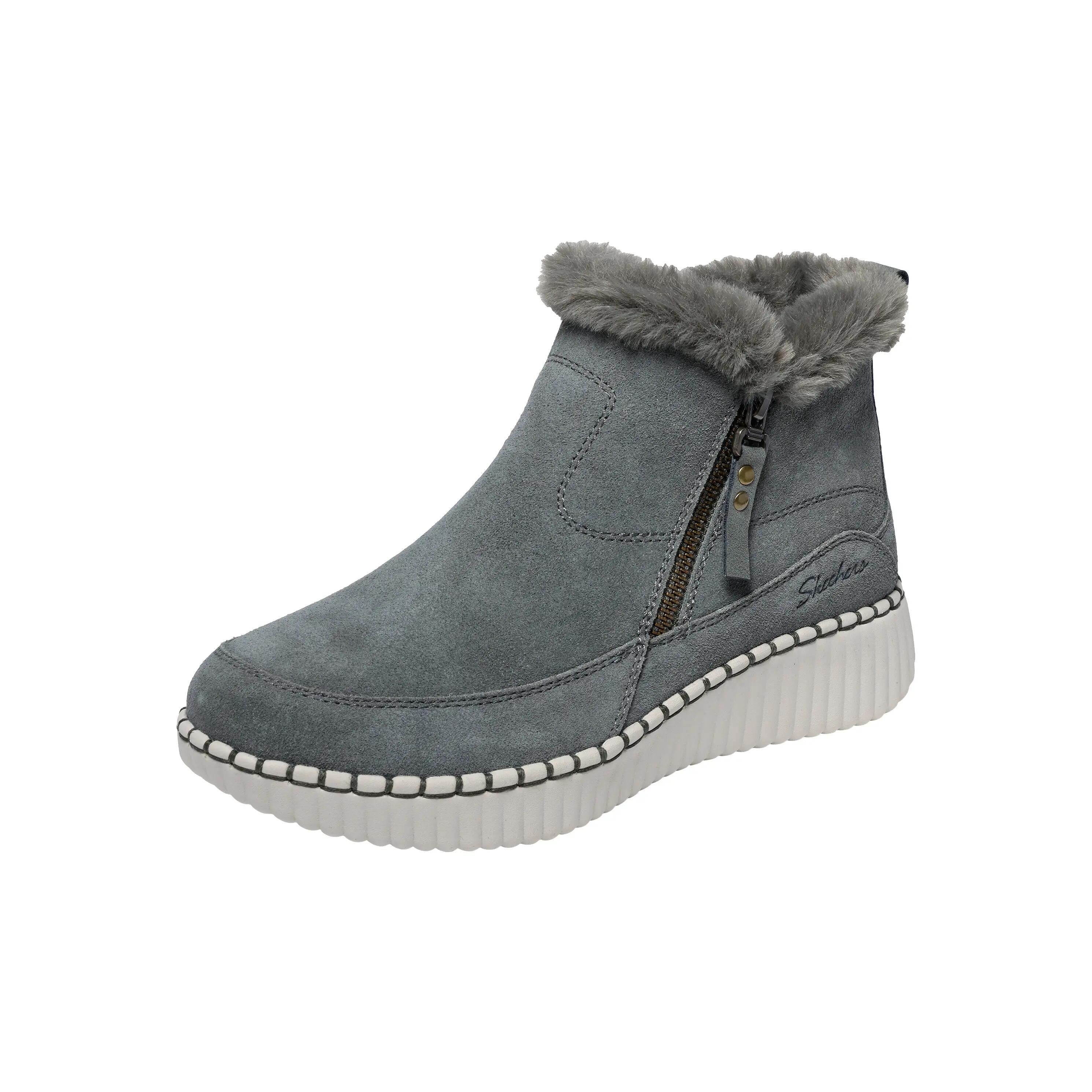Wilshire Blvd - Fresh Zip Serraje Kaki - Botín Mujer Cómodo 3/7